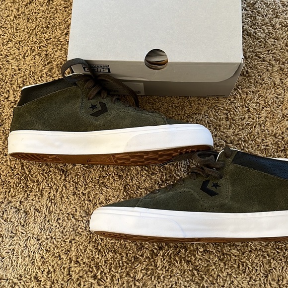 Converse Louie Lopez pro mid skate shoe. Mens size 7. Cargo khaki color. - Picture 4 of 5